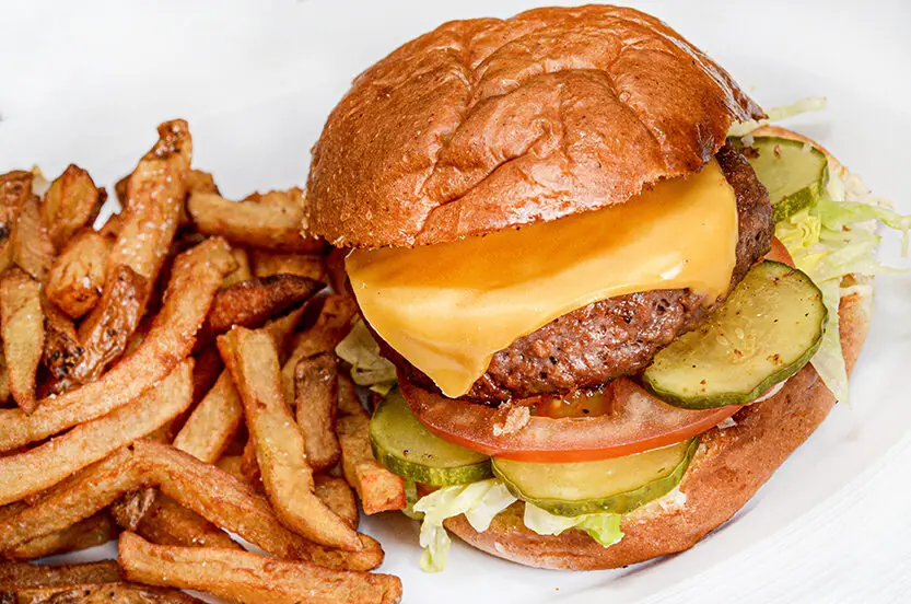 Beyond Burger with hand-cut fries