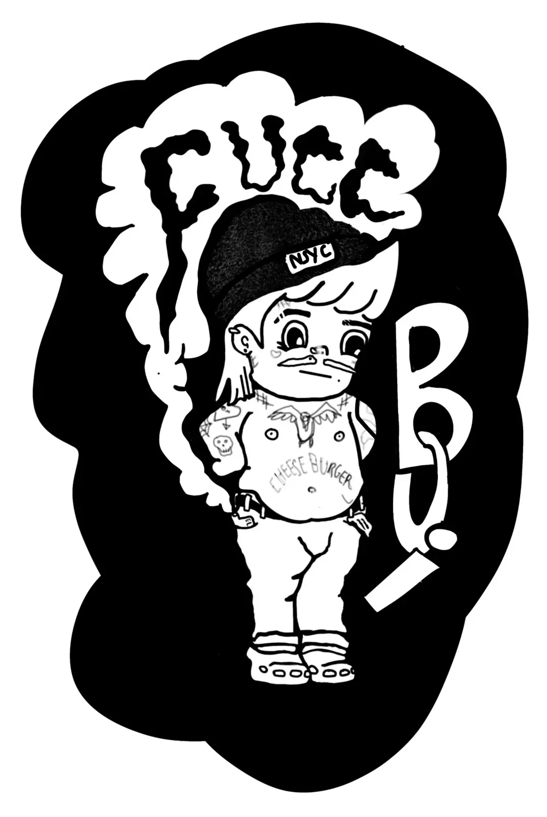 The Fucc Boi character — NSYC original illustration