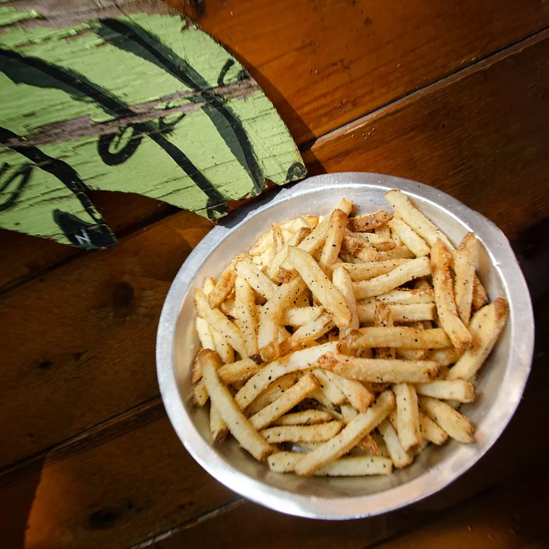 Fresh hand-cut fries