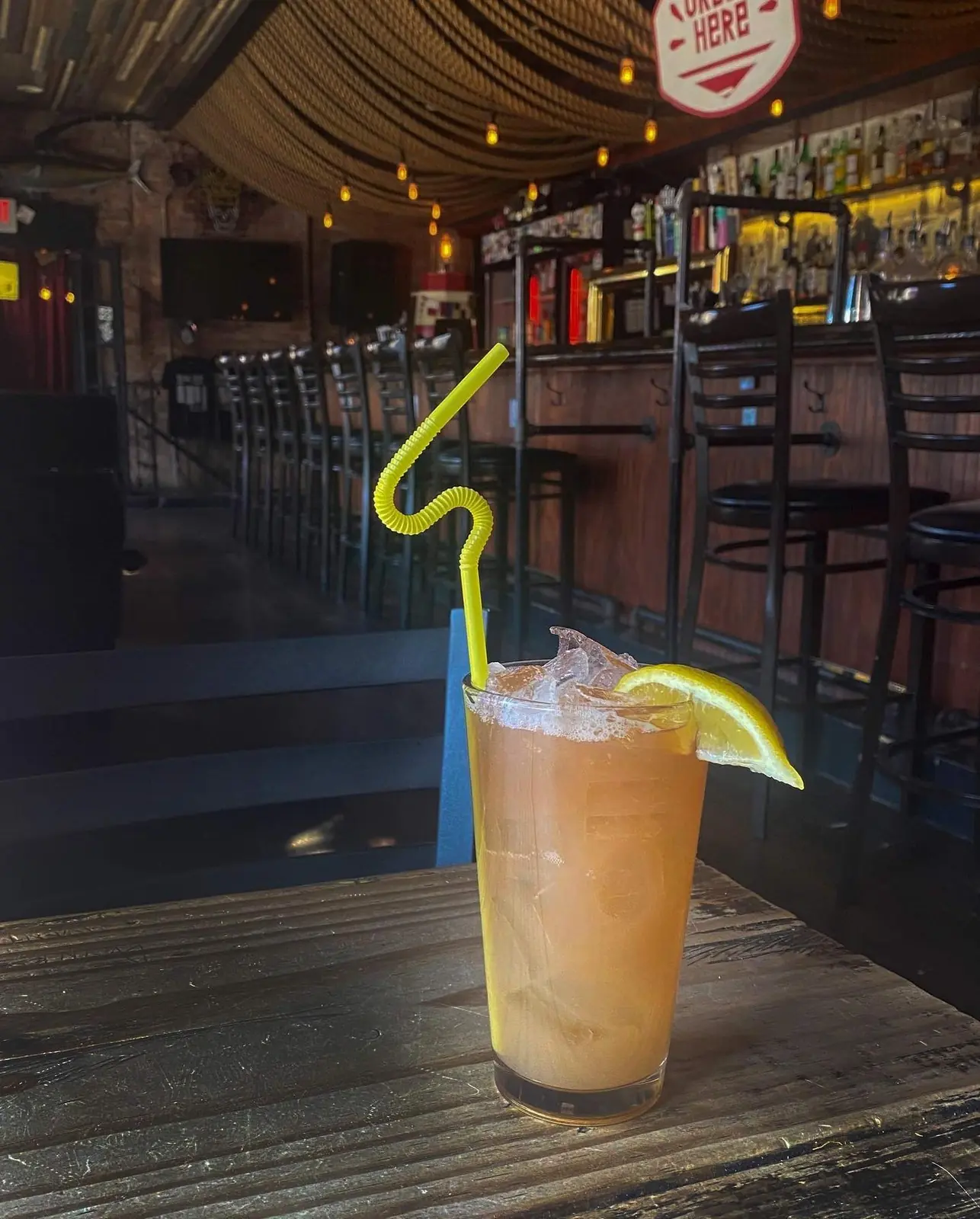 Fresh brewed iced tea