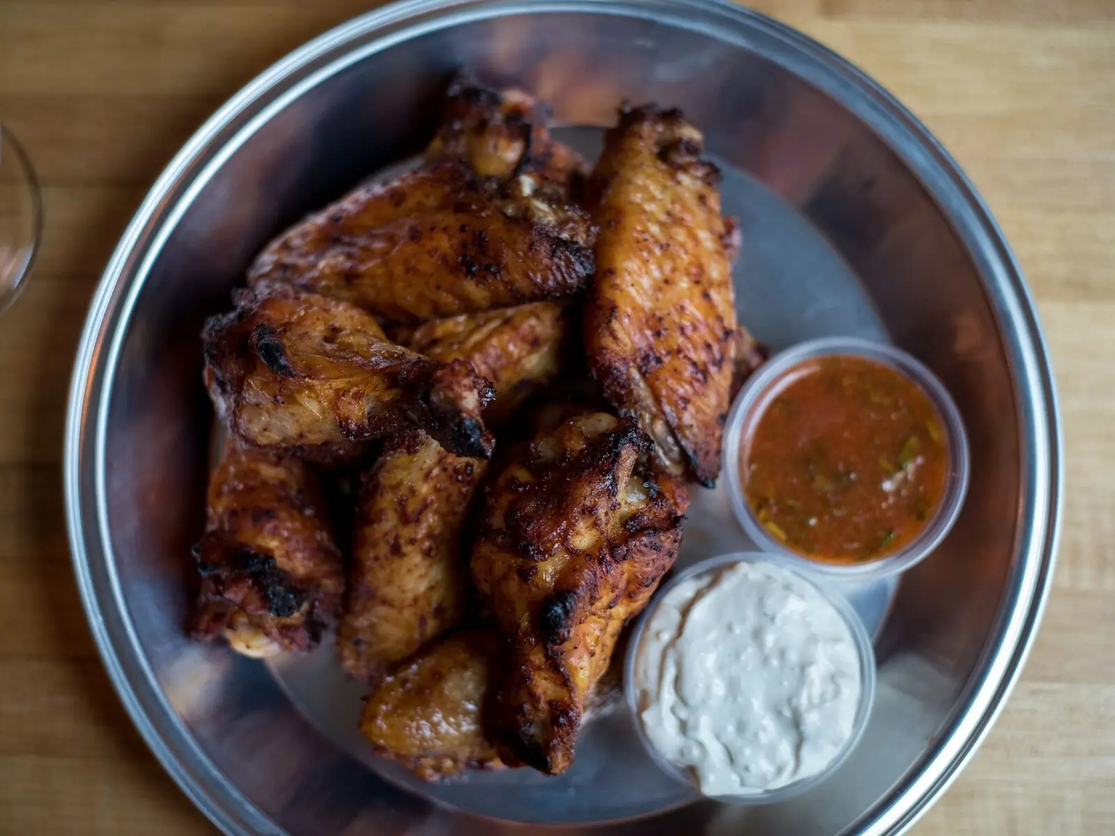 House Smoked Wings with dipping sauces